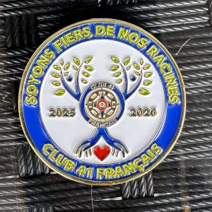 Coins Club 41  Français 2025-2026. 40mm