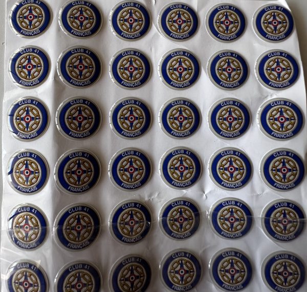 Autocollant DOME résine 20mm