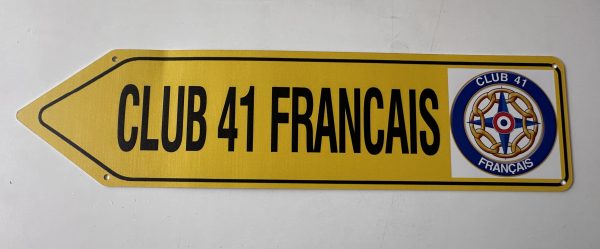 Panneau de direction métal CLUB 41