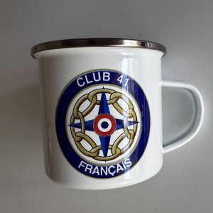 Tasse Blanche Email metal Club 41