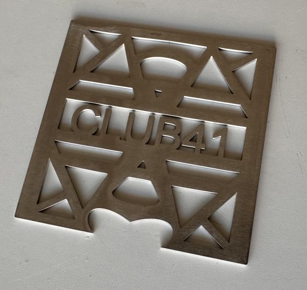 Dessous de verre/ décapsuleur club 41 Inox